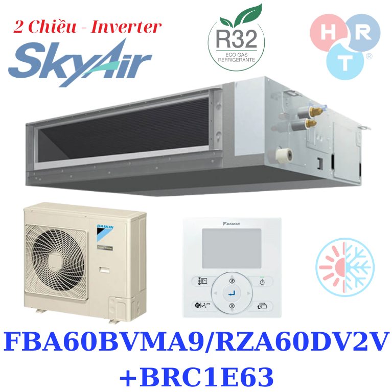 Điều Hòa Daikin Skyair FBA60BVMA9/RZA60DV2V+BRC1E63